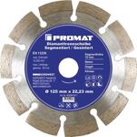 Diamanttrennscheibe D.300mm Bohr.25,4mm segmentiert 10mm PROMAT