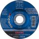 Schruppscheibe CERAMIC SGP STEELOX D115xS7mm gekr.STA Bohr.22,23mm PFERD