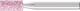 Schleifstift STEEL D13xH25mm 6mm Edelkorund 46 ZY PROMAT
