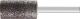 Schleifstift INOX D16xH32mm 6mm Edelkorund ADW 30 ZY PFERD