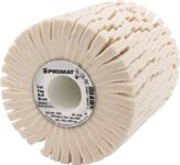 Satinierwalze Filz FilzH40Cut D5 H40 medium weiß Ø100xB100mm 19mm PROMAT