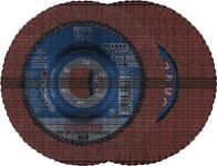 Fächerscheibe POLIFAN® A SGP CURVE ALU D.125mm K.40 radial Alu.NK Ausf.L PFERD