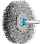 Rundbürste RBU 7015/6 INOX 0,30 D.70mm 6mm Drahtstärke 0,3mm VA 15mm 15000min-¹