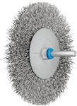 Rundbürste RBU 10010/6 INOX0,30 D.100mm 6mm Drahtstärke 0,3mm VA 10mm 12000min-¹