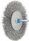 Rundbürste RBU 10010/6 INOX0,30 D.100mm 6mm Drahtstärke 0,3mm VA 10mm 12000min-¹