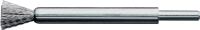 Pinselbürste D.12mm Schaft 6mm Drahtstärke 0,3mm STA 15000min-¹ LESSMANN