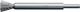 Pinselbürste D.12mm Schaft 6mm Drahtstärke 0,3mm VA 15000min-¹ LESSMANN
