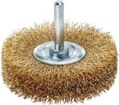 Schaftrundbürste D.80mm Schaft 6mm Drahtstärke 0,2mm MS 12mm 15000min-¹