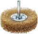 Schaftrundbürste D.80mm Schaft 6mm Drahtstärke 0,2mm MS 12mm 15000min-¹