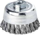 Topfbürste D.80mm M14 Drahtstärke 0,5mm STA 9000min-¹ LESSMANN