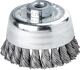 Topfbürste D.80mm M14 Drahtstärke 0,5mm STA 9000min-¹ LESSMANN