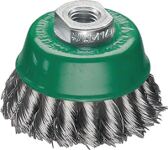Topfbürste D.100mm M14 Drahtstärke 0,5mm STA 9000min-¹ LESSMANN