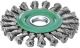 Zopfrundbürste D.115mm Bohr.Drahtstärke 0,5mm VA 14mm 12500min-¹ LESSMANN