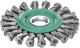 Zopfrundbürste D.125mm Bohr.Drahtstärke 0,5mm VA 14mm 12500min-¹ LESSMANN