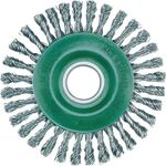 Rundbürste D.115mm Bohr.Drahtstärke 0,5mm VA 6mm 15000min-¹ LESSMANN