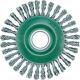 Rundbürste D.115mm Bohr.Drahtstärke 0,5mm VA 6mm 15000min-¹ LESSMANN
