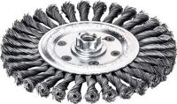 Rundbürste D.125mm Drahtstärke 0,50mm STA glatt 14mm 12500min-¹ 1 LESSMANN
