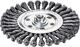 Rundbürste D.125mm Drahtstärke 0,50mm STA glatt 14mm 12500min-¹ 1 LESSMANN