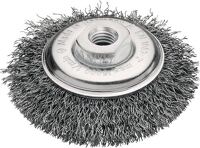 Rundbürste D.100mm Drahtstärke 0,35mm STA gewellt 10mm 1 LESSMANN