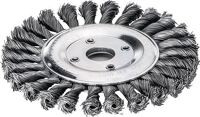 Rundbürste D.178mm Drahtstärke 0,50mm STA glatt 14mm 12500min-¹ 1 LESSMANN
