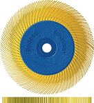 Radialbürste Sunburst Ø152xB149x25,4mm 80 Form DISC RA Alox/Korund TYROLIT