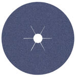 Vulkanfiberscheibe K.40 D.115mm f.Stahl/VA KLINGSPOR Zirkon-Korund
