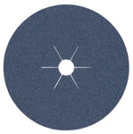 Vulkanfiberscheibe K.50 D.180mm f.Stahl/VA KLINGSPOR Zirkon-Korund