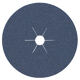 Vulkanfiberscheibe K.80 D.180mm f.Stahl/VA KLINGSPOR Zirkon-Korund