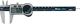 Digital-Messschieber DIN862 TWIN-CAL IP67 150mm Tiefenmaß rund Schnabel-L.40mm