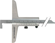 Tiefenmessschieber DIN862 300mm abgesetzte Messschiene Brücken-L.150mm