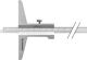 Tiefenmessschieber DIN 862 200mm ger.Schiene 10x4,5mm PROMAT
