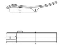 Abhebevorrichtung f. Außenring-D.58mm schwenkbar f. Messuhren Käfer