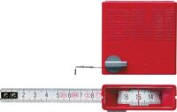 Taschenrollbandmaß IN-OUT L.3m Band-B.13mm mm/cm EG II PA Sichtfenster BMI