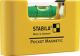 Wasserwaage Mini a. Kunststoff Pocket Magnetic 6,8cm
