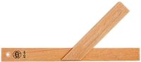 Gehrungsmaß Schenkel-L.400mm m.Hohlkehle Weißbuchenholz ECE