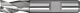 Bohrnutenfräser DIN 327 TypN D.3mm HSS-Co8 Weldon Z.3 kurz PROMAT