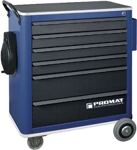 Werkzeugwagen B.855xT.450xH.895mmm. 6 Schubladen unbest.Tragf. je Schubl. 25kg