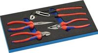 Werkzeugmodul 4-tlg.1/3-Modul Zangensatz KNIPEX