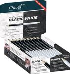 Markierstift Classic FOR ALL Black&White L.24cm 2B beids.gespitzt PICA