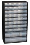 Kleinteilemagazin B306xT150xH510mm Stahlbl.44 Schubl.Poypropylen