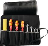 Werkzeugrolltasche 8 Fächer B390xH320mm Industrieleder schwarz PARAT