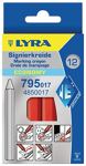 Signierkreide 795 ECONOMY 110x11mm gelb 6eckig gespitzt unpapiert 12St. LYRA