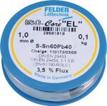 Lötdraht ISO-Core® EL 1mm 100g S-Sn60Pb40 FELDER