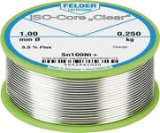 Lötdraht ISO-Core® Clear 1mm 250g Sn100Ni+ FELDER