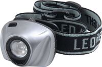 Leuchte LED 1W Head-Light HL 2in1 Kopf-/Fahrradlampe m.3xAAA