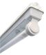 Feuchtraumwannenleuchte1x58W L.1566xB.62xH.130mm o.Leuchtm. IP65Leuchtenk. a.PES
