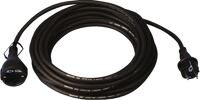 Schutzkontaktverlängerung 16 A 250 V 3x1,5mm² 10m H05RR-F schwarz JÄGER DIREKT