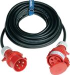 CEE-Verlängerung 16 A 400 V 10m H07RN-F 5x2,5mm² schwarz IP44