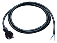 Anschlussleitung H07RN-F 2x1mm² 5m m.Konturenstecker schwarz