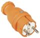 Schutzkon.st.10-/16 A 250 V orange IP44 Gum.